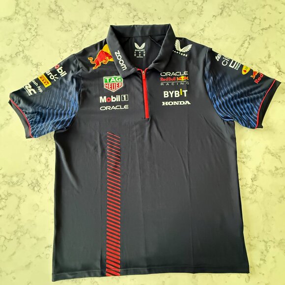 Formula 1 Oracle Red Bull Racing Team Polo - Mens XL - Picture 1 of 7